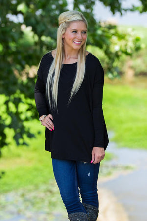 Long Sleeve Piko Top - Black – Piko Clothing